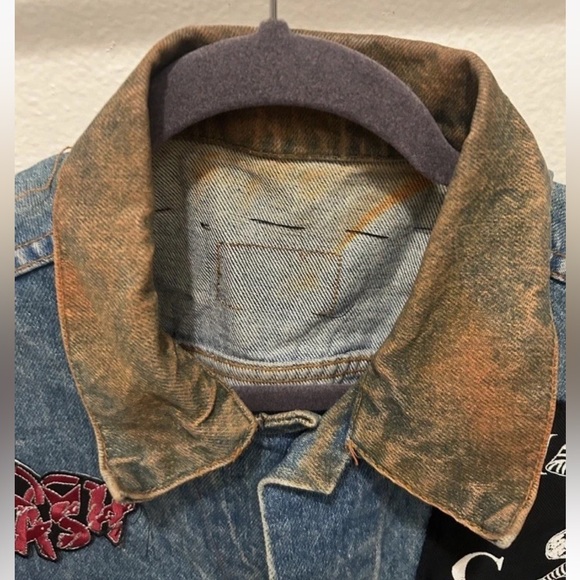 RARE❗️VTG 80s PUNK Levi’s Cutoff Denim Jacket Vest Patch Dead Kennedys Subhumans - Picture 12 of 16